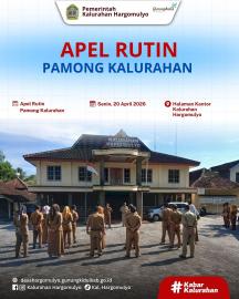 APEL RUTIN PAMONG KALURAHAN HARGOMULYO